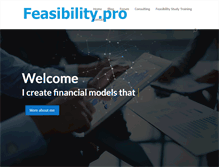 Tablet Screenshot of feasibility.pro